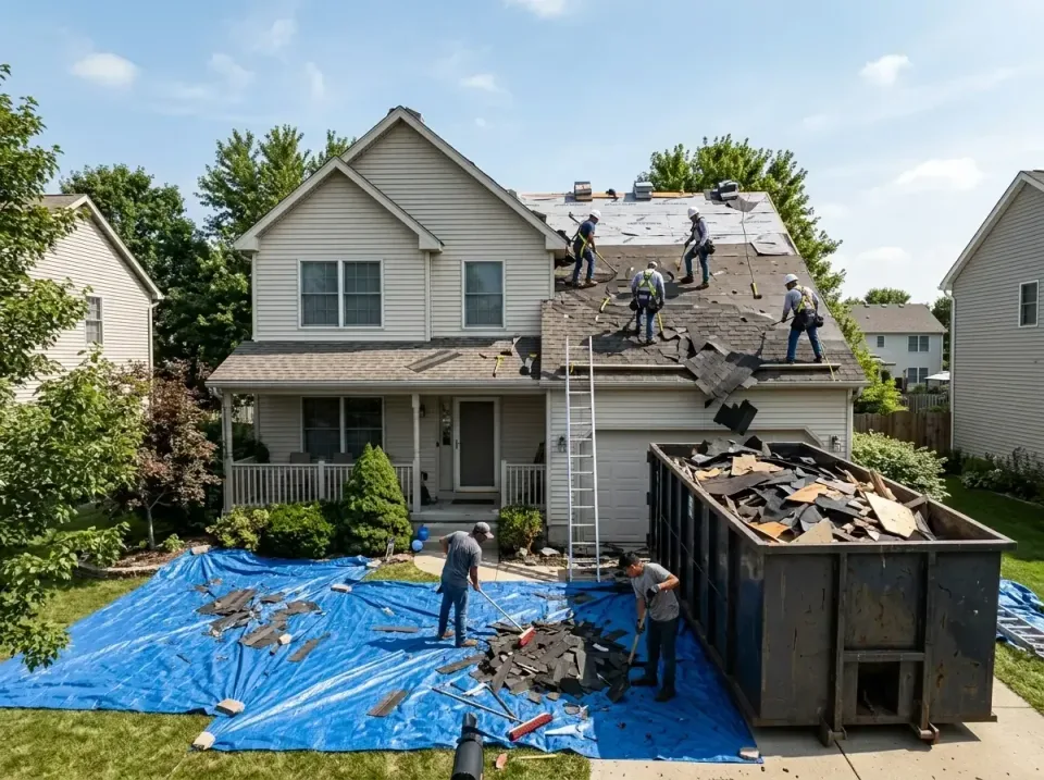 roof-replacement-debris-remova-004 — frequently asked questions, Cheapest Dumpster Rentals in Baltimore Highlands, MD